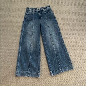 L’Agence Wide-Leg Blue Jeans size 26